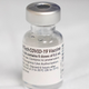 A vial of the Pfizer/BioNTech covid-19 vaccine